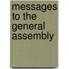 Messages to the General Assembly door Pennsylvania Governor