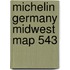 Michelin Germany Midwest Map 543