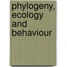 Phylogeny, Ecology And Behaviour door Deborah A. McLennan