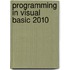 Programming In Visual Basic 2010