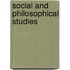 Social And Philosophical Studies