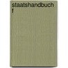 Staatshandbuch F by Württemberg Statistisches Landesamt