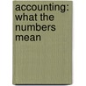 Accounting: What The Numbers Mean door Wayne Mcmanus