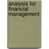 Analysis For Financial Management by Robert C. Higgins
