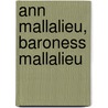 Ann Mallalieu, Baroness Mallalieu door Ronald Cohn
