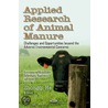 Applied Research in Animal Manure door Zhongqi He