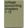 College Accounting, Chapters 1-12 door Nobles