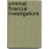 Criminal Financial Investigations