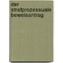 Der strafprozessuale Beweisantrag