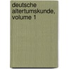 Deutsche Altertumskunde, Volume 1 door Karl M�Llenhoff
