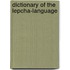 Dictionary of the Lepcha-Language