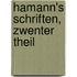 Hamann's Schriften, Zwenter Theil