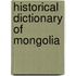 Historical Dictionary Of Mongolia