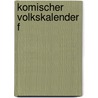 Komischer Volkskalender f by Adolf Glaßbrenner