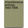 Miscellaneous Writings, 1883-1896 by Mary Baker Eddy