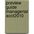 Preview Guide Managerial Acct2010