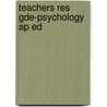 Teachers Res Gde-Psychology Ap Ed door Bernstein