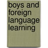 Boys and Foreign Language Learning by Jo Carr
