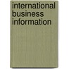 International Business Information door Michael Halperin