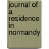 Journal Of A Residence In Normandy