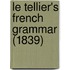 Le Tellier's French Grammar (1839)
