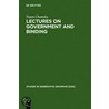 Lectures on government and binding by Chomsky