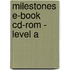 Milestones E-Book Cd-Rom - Level A