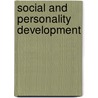Social and Personality Development by David R. Shaffer