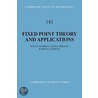 Fixed Point Theory and Applications by Ravi P. Agarwal