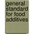 General Standard for Food Additives