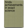 Hindu Achievements In Exact Science door Benoy Kumr Sarkar
