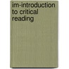 Im-Introduction to Critical Reading door Mccraney