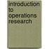 Introduction To Operations Research