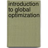 Introduction to Global Optimization door Van Thoai Nguyen Van Thoai