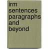 Irm Sentences Paragraphs and Beyond door Brandon