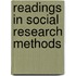 Readings In Social Research Methods