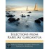 Selections From Rabelias' Gargantua