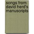 Songs from David Herd's Manuscripts