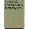 Studies in Contemporary Metaphysics door Reinhold Friedrich Alfred Hoernl�
