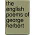 The English Poems of George Herbert