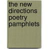 The New Directions Poetry Pamphlets door Susan Howe