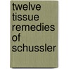Twelve Tissue Remedies of Schussler by Willis A. Dewey