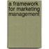 A Framework For Marketing Management