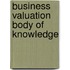 Business Valuation Body Of Knowledge