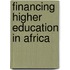Financing Higher Education in Africa