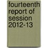 Fourteenth Report of Session 2012-13