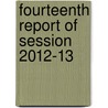 Fourteenth Report of Session 2012-13 door Great Britain: Parliament: Joint Committee on Statutory Instruments