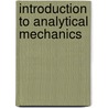 Introduction To Analytical Mechanics door Peter Field