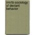 Irm/Tb-Sociology of Deviant Behavior
