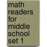 Math Readers for Middle School Set 1 door Teacher Created Materials